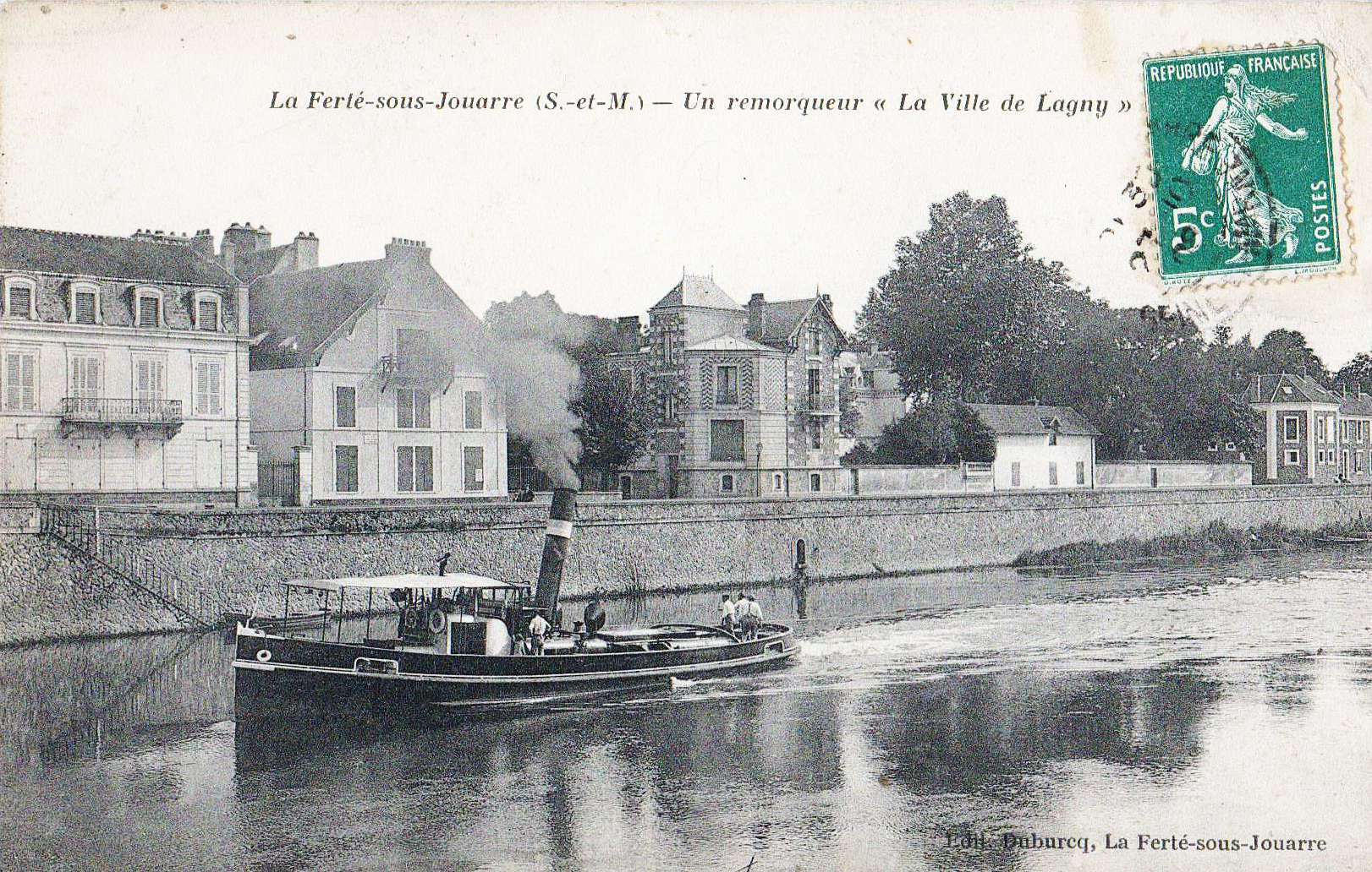 Un remorqueur "la Ville de Lagny" - La Ferté-sous-Jouarre