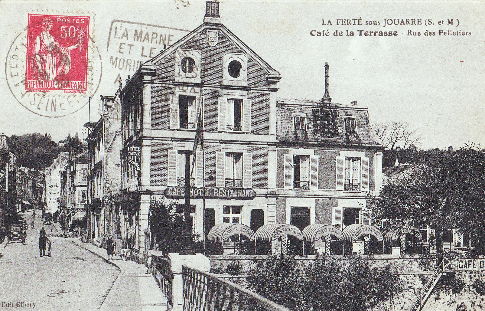 Café de la terrasse (rue des Pelletiers - La Ferté-sous-Jouarre
